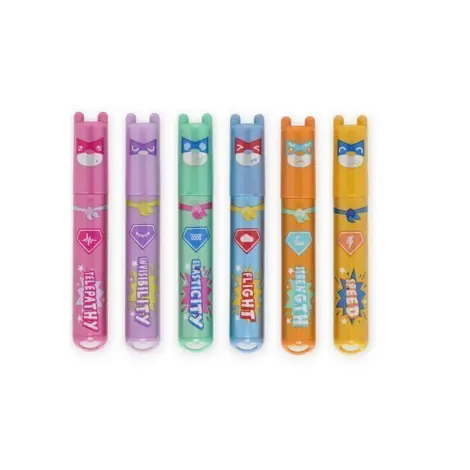SET 6 EVIDENTIATOARE TEDDY'S SUPERPOWER TEDDY BEAR LEGAMI