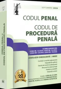 Codul penal si Codul de procedura penala (Septembrie 2026)