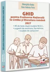 GHID pentru Evaluarea Nationala la Limba si literatura romana 2027