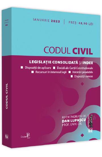 Codul civil: Ianuarie 2022 (resigilat)