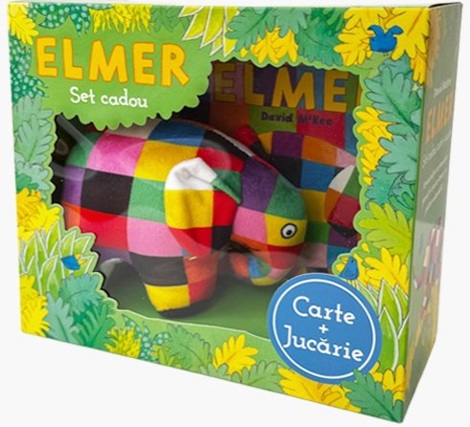 Elmer: set carte+jucarie