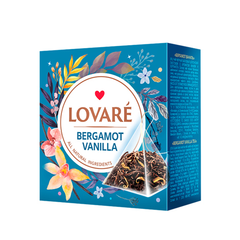 Ceai Lovare Bergamot Vanilla, 15*2g