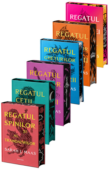 Seria Regatul spinilor si al trandafirilor Hardcover, vol. 1–6 (ACOTAR)