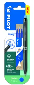 ROLLER FRIXION PLUS + 3REZ ALBASTRU BLISTER PILOT