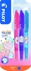 ROLLER FRIXION FANCY 0.7  ALBS - ROZ+BLEU+VIOLET  3/BLISTER