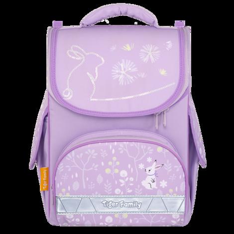 Ghiozdan neechipat Nature Quest Lite, dimensiune 35 x 31 x 19 cm, motiv Lavender Forest