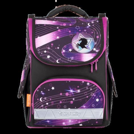 Ghiozdan neechipat Nature Quest Lite, dimensiune 35 x 31 x 19 cm, motiv Unicorn Rhythm