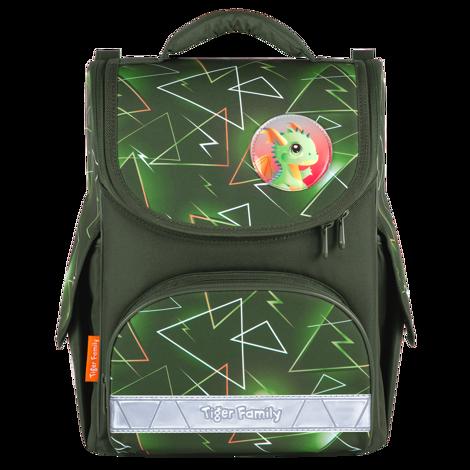 Ghiozdan neechipat Nature Quest Lite, dimensiune 35 x 31 x 19 cm, motiv Time for Power