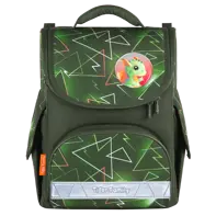 Ghiozdan neechipat Nature Quest Lite, dimensiune 35 x 31 x 19 cm, motiv Time for Power