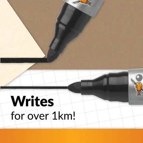 Marker permanent 2000 negru P/2