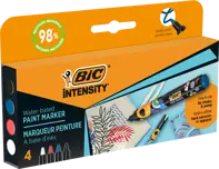 Markere cu vopsea BIC Intensity cut/4