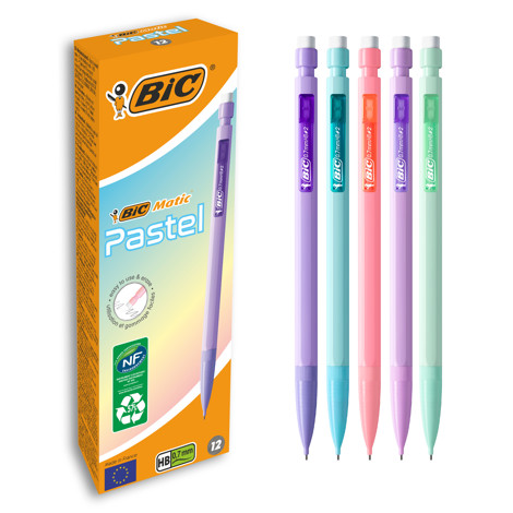 Creion mecanic BIC Matic Pastel 0.7mm P/5