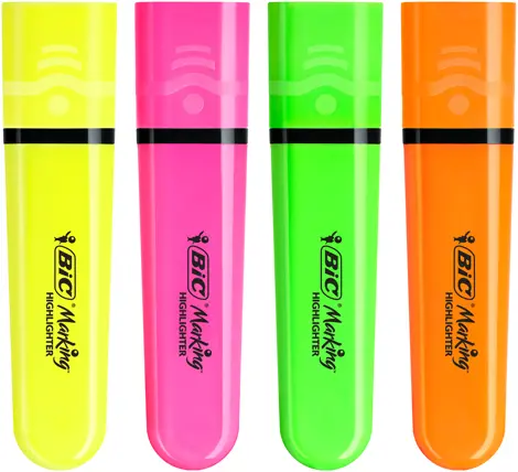 Evidentiator Highlighter Flat asortate neon Bl/4