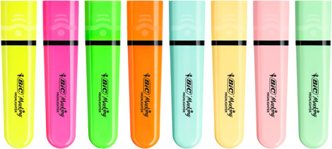 Evidentiator Highlighter Flat asortate Bl/8