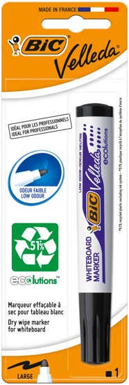 Marker tabla alba ECO Velleda 1701 negru Bl/1