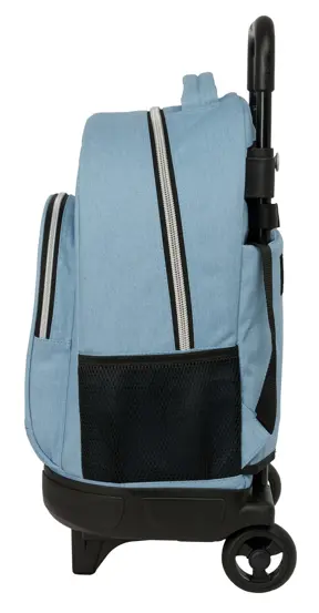 Rucsac troler detasabil fete K-Pop Demon Hunters HuntriX cu 2 roti 33x45x22 cm