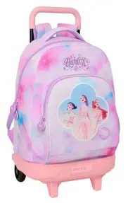 Rucsac troler detasabil fete K-Pop Demon Hunters Artist cu 2 roti 33x45x22 cm