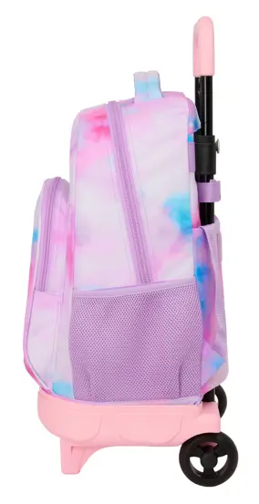 Rucsac troler detasabil fete K-Pop Demon Hunters Artist cu 2 roti 33x45x22 cm
