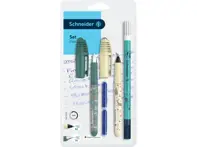 Set stilou + roller Schneider Zippi + pic Corry + 2 rezerve/blister 26-Verde