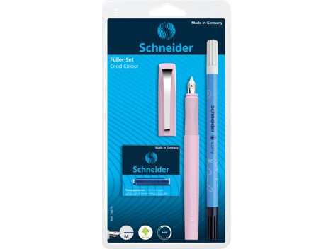 Stilou Schneider Ceod Colour set +6 patroane + Corry/ blister Roz