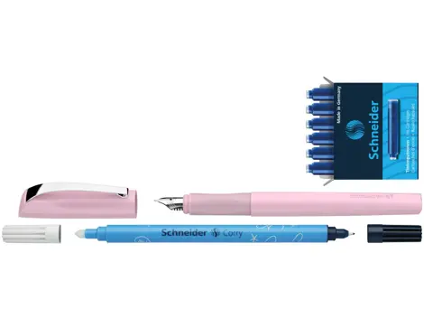Stilou Schneider Ceod Colour set +6 patroane + Corry/ blister Roz