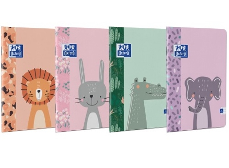 Set 10 caiete Oxford A5 24 file, Tip I, hartie Optik 80g / mp, diverse modele