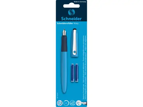 Stilou Schneider Wavy 1buc/blister Albastru