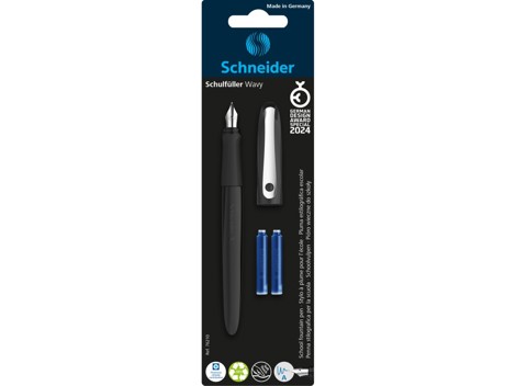 Stilou Schneider Wavy 1buc/blister Negru