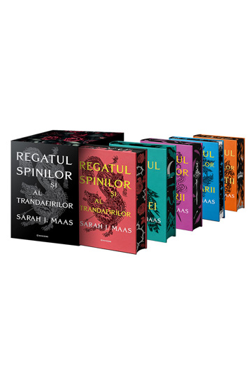 Seria Regatul spinilor si al trandafirilor Hardcover vol. 1-5  (ACOTAR) 