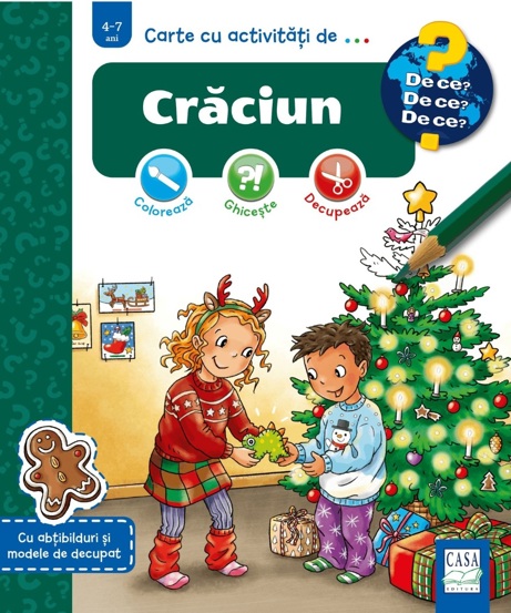 Carte cu activitati de... Craciun (4-7 ani)