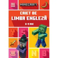 Minecraft. Caiet de limba engleza 8-9 ani