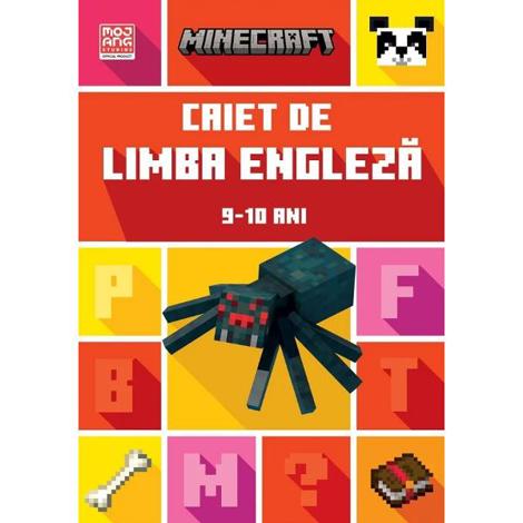 Minecraft. Caiet de limba engleza 9-10 ani
