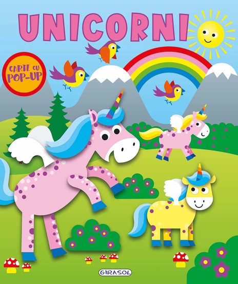 Carte cu pop-up - UNICORNI