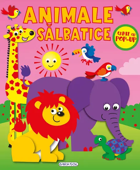 Carte cu pop-up - ANIMALE SALBATICE