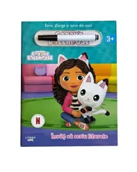Gabby's Dolhouse. Invat sa scriu literele. Scrie, sterge si scrie din nou! (3+)