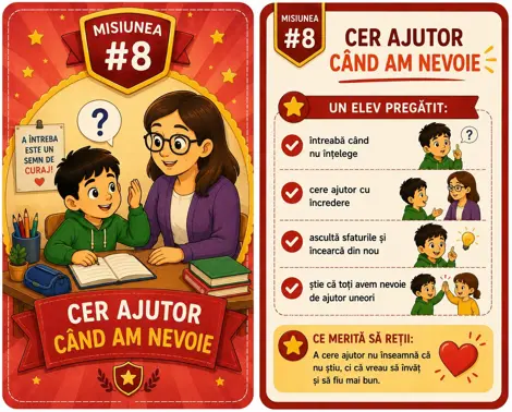 Joc educativ: Dosarele unui elev