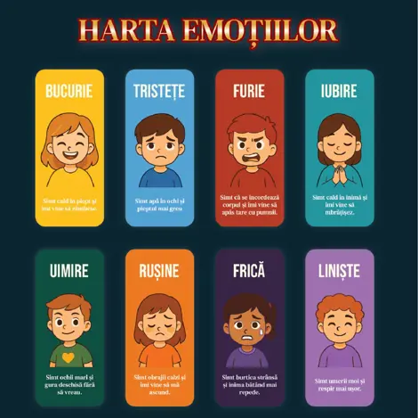 Joc educativ: Cheile emotiilor