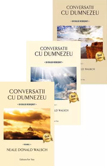 Conversatii cu Dumnezeu - Vol. 1+2+3 + Sacosa de umar Bookzone