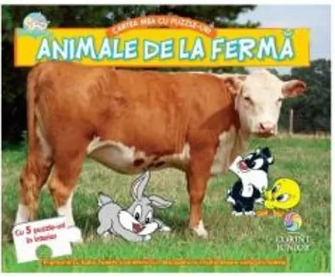 Animale de la ferma. Cartea mea cu puzzle-uri (Baby Looney Tunes)