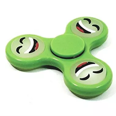 Spinner Fosforescent Smiley Face