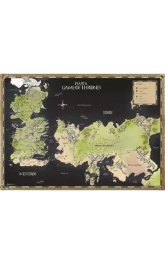 Harta Game of Thrones