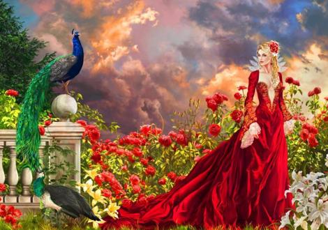 Puzzle Bluebird - Nene Thomas: Concubine, 1500 piese