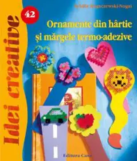 Ornamente din hartie si margele termo-adezive