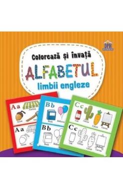 Coloreaza si invata alfabetul limbii engleze