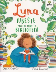 Luna iubește ziua de mers la bibliotecă