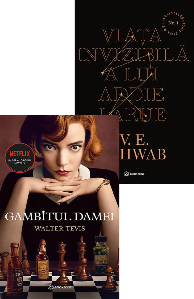 Pachet Gambitul Damei + Viata invizibila a lui Addie LaRue