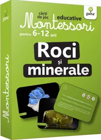 Roci si minerale. Carti de joc Montessori pentru 6-12 ani