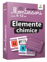 Elemente chimice. Carti de joc Montessori pentru 6-12 ani