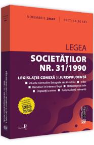 Legea societatilor nr. 31/1990, legislatie conexa si jurisprudenta: Noiembrie 2020