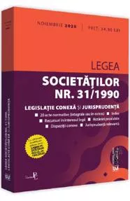 Legea societatilor nr. 31/1990, legislatie conexa si jurisprudenta: Noiembrie 2020